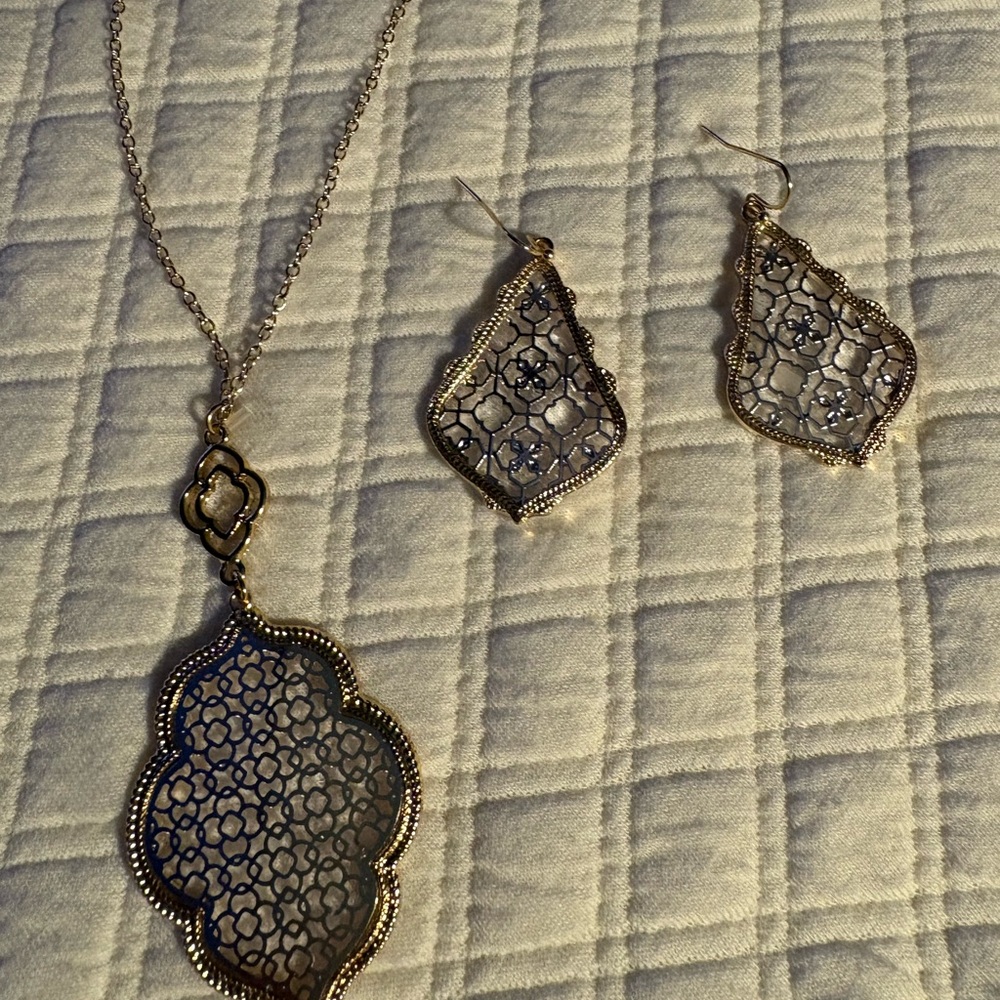Gold & silver set in the style of famous designer - Picture 4 of 6